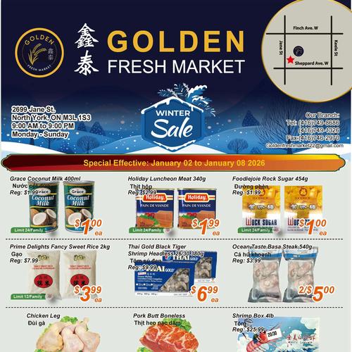 鑫泰超市 North York flyers valid 2026-01-02 - 2026-01-09