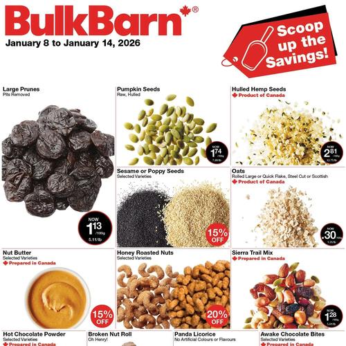 Bulk Barn flyers valid 2026-01-08 - 2026-01-14