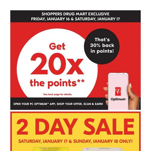 Shoppers Drug Mart (ON) flyers valid 2026-01-17 - 2026-01-22