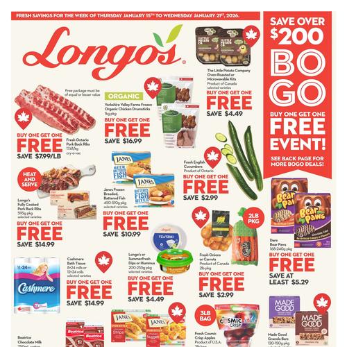 Longo's flyers valid 2026-01-15 - 2026-01-21