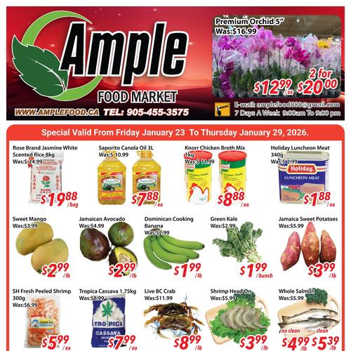 鸿福超市宾顿店 Brampton flyers valid 2026-01-23 - 2026-01-30