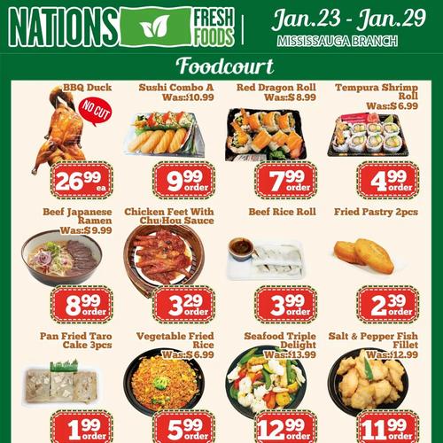 Nations 密西沙加店 Mississauga flyers valid 2026-01-23 - 2026-01-30