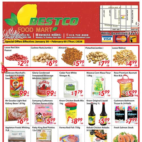 鸿华超市 Etobicoke flyers valid 2026-01-30 - 2026-02-06