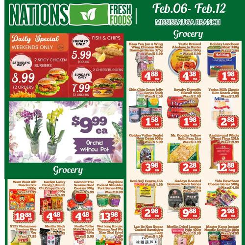 Nations 密西沙加店 Mississauga flyers valid 2026-02-06 - 2026-02-13