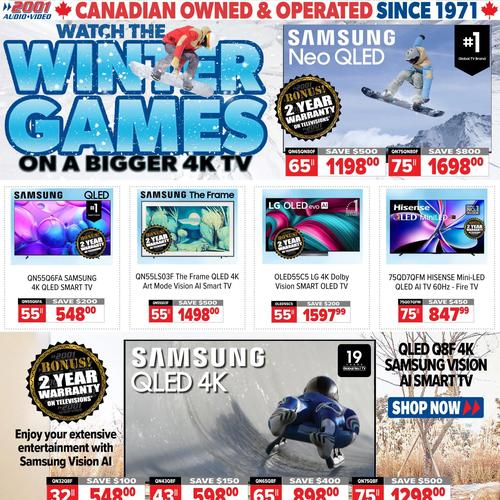 2001 audio video Scarborough flyers valid 2026-02-13 - 2026-02-20