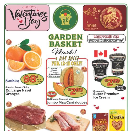  The Garden Basket Food Markets Markham flyers valid 2026-02-12 - 2026-02-19
