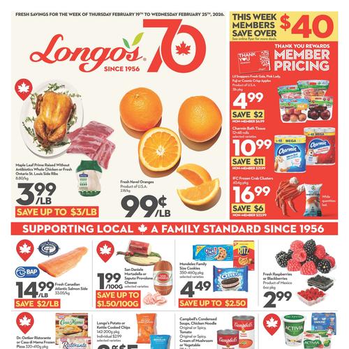 Longo's flyers valid 2026-02-19 - 2026-02-25