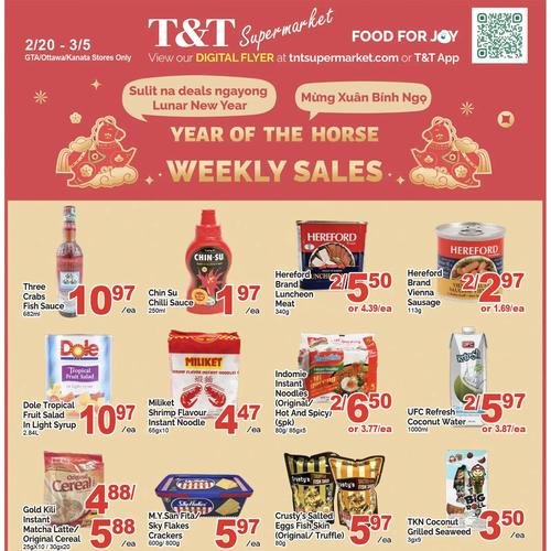 大统华超市 安大略 Markham flyers valid 2026-02-20 - 2026-02-27